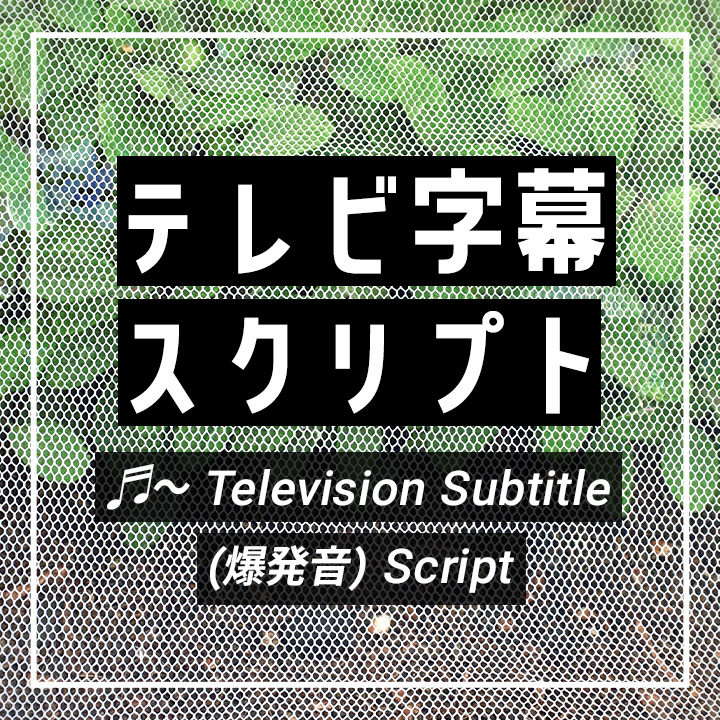 テレビ字幕